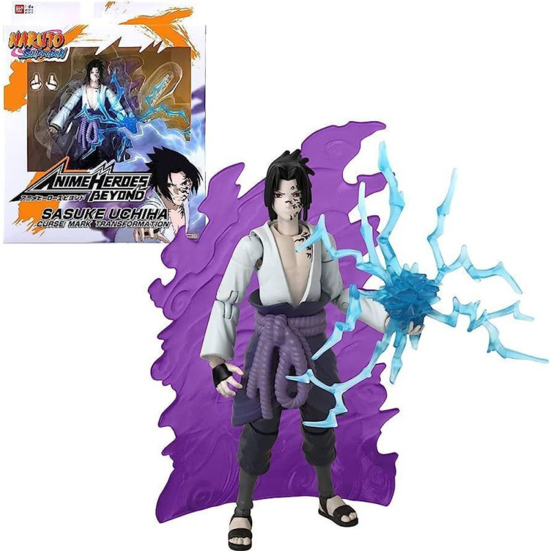 Bandai Namco Bandai Anime Heroes: Beyond Naruto Series - Uchiha Sasuke Action Figure (37712)