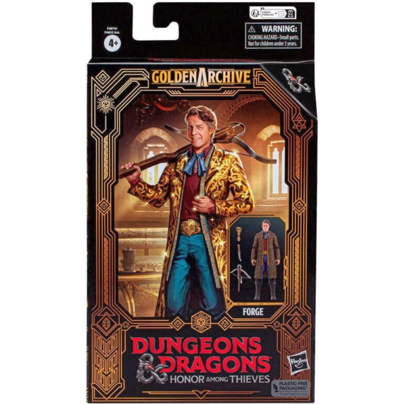 Hasbro Fans - Dungeons  Dragons Honor Among Thieves: Golden Archive Action Figure - Forge (F4874)