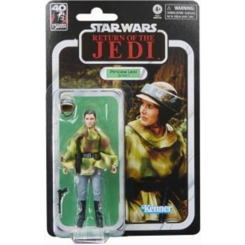 Hasbro Fans Disney: Star Wars The Black Series: Return of The Jedi 40th Anniversary - Princess Leia (Endor) (F7051)