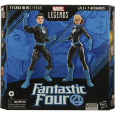 Hasbro Fans Marvel Legends Series: Fantastic Four - Franklin Richards and Valeria Richards Action Figures (2-Pack) (15cm) (F7035)