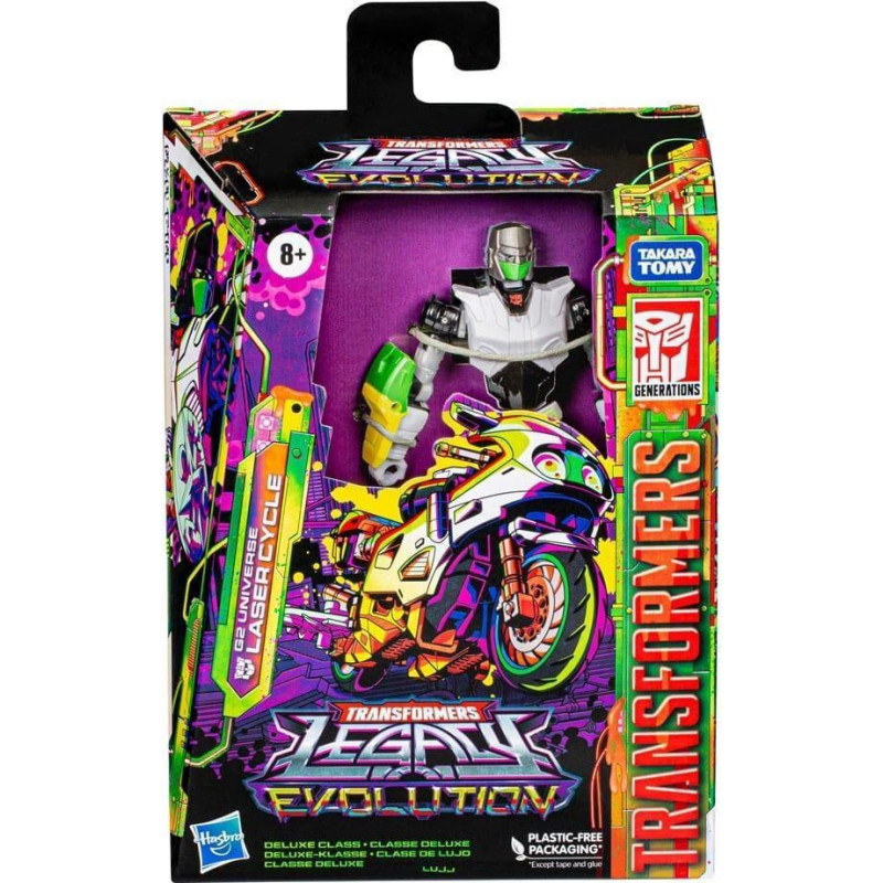 Hasbro Fans Transformers: Legacy Evolution - G2 Universe Laser Cycle Deluxe Class Action Figure (14cm) (Excl.) (F7512)