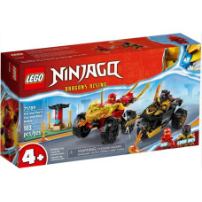 Lego ® NINJAGO®: Kai and Ras’s Car and Bike Battle (71789)