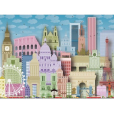 Ravensburger Puzzle: European Cities XXL (300pcs) (13355)