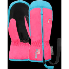 REUSCH Ben Mitten children's winter gloves waterproof insulated mittens pink-blue (62/85/408/3305) (II)