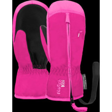 REUSCH Ben Mitten children's winter gloves with zipper, insulated, pink (62/85/408/3329) (IV)