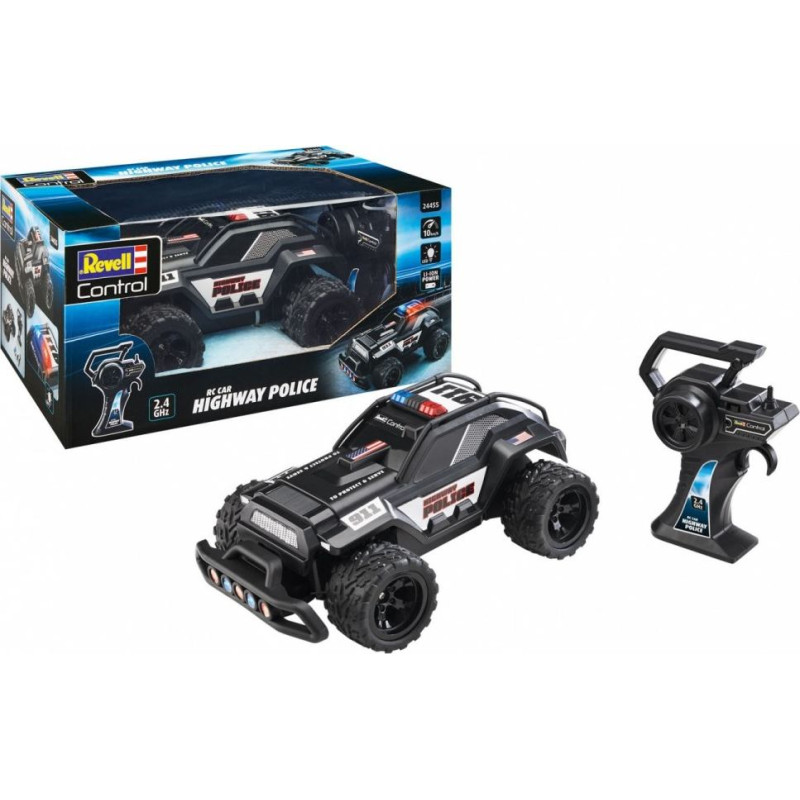 Revell Rc Auto zdalnie sterowane rc car highway police policja