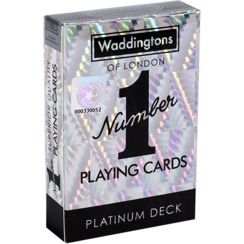 ''Winning Moves'' Winning Moves: Waddingtons No.1 - Platinum Playing Cards (35521)