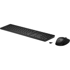 Hewlett-Packard Zestaw klawiatura + mysz hp 650 wireless keyboard and mouse combo bezprzewodowe czarne 4r013aa