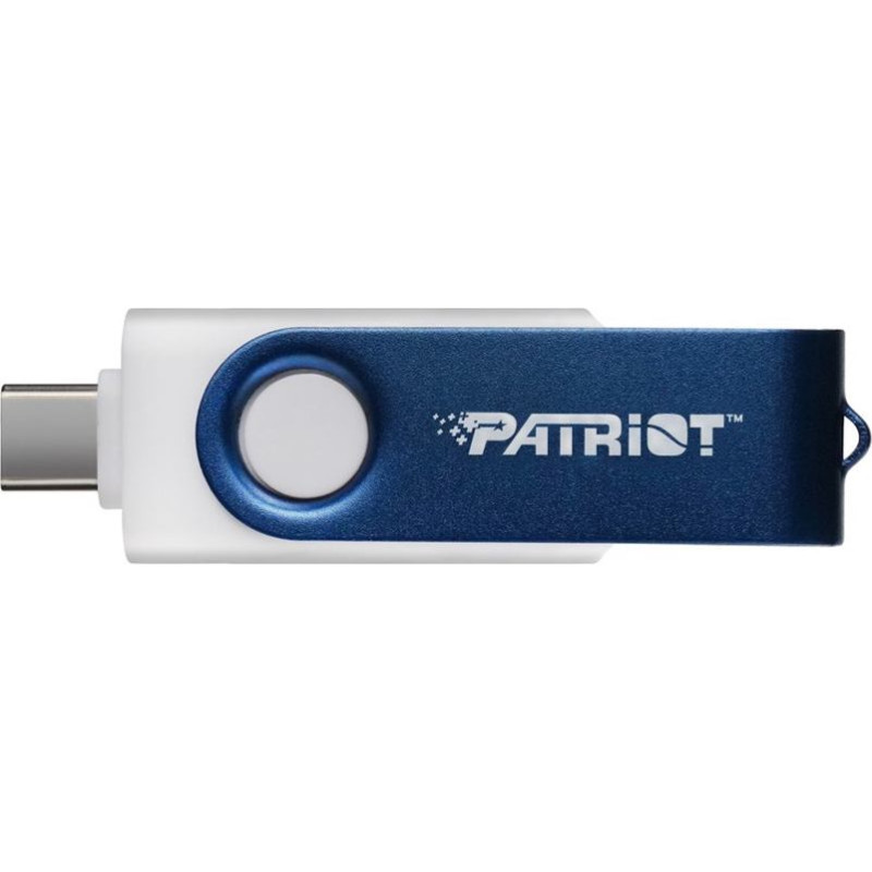 Patriot Memory Partiot flashdrive xporter x550 64gb dual usb a+c, 80mb/s alu-plastic