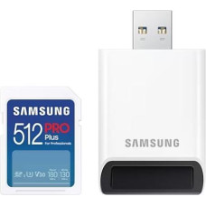 Samsung Karta pamięci sd pro plus mb-sd512sb/ww 512gb + czytnik