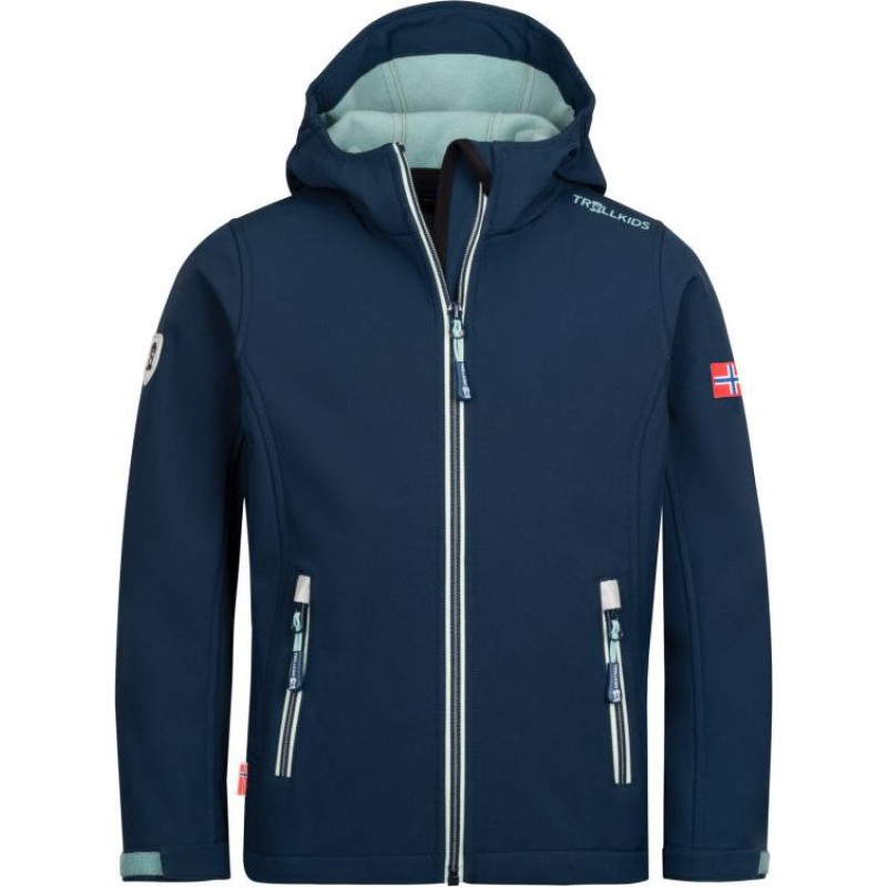 Trollkids Kids Trollfjord Jacket Jr 161-132 softshell jacket (164)