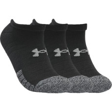 Under Armour Under Armor HeatGear No Show Socks 3-Pack W 1346755-001 (XL)
