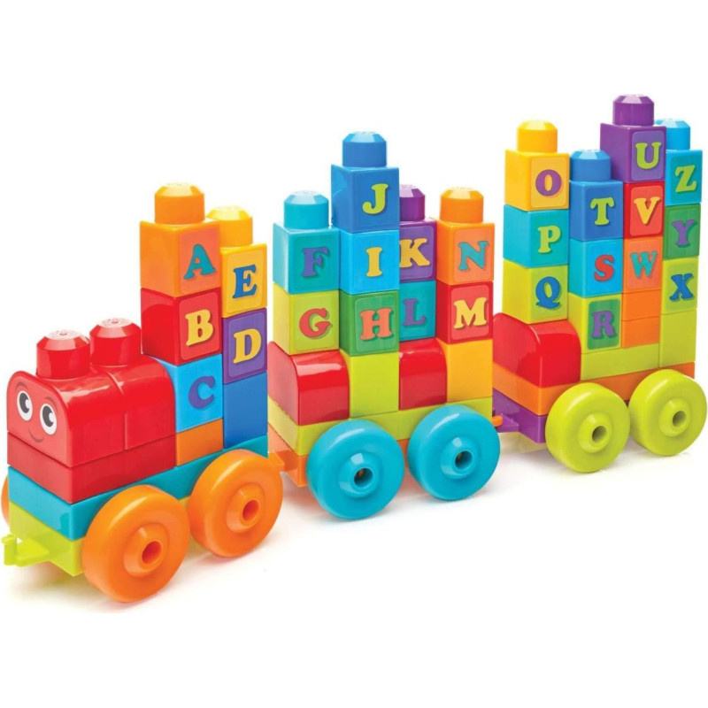 Mega Bloks - ABC Learning Train - Toy - rotaļlieta