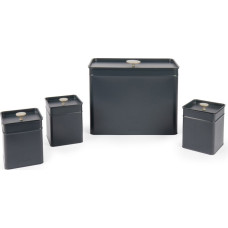 Salter BW126131EU7 Marino 4-Piece Bread Bin & Canister Set