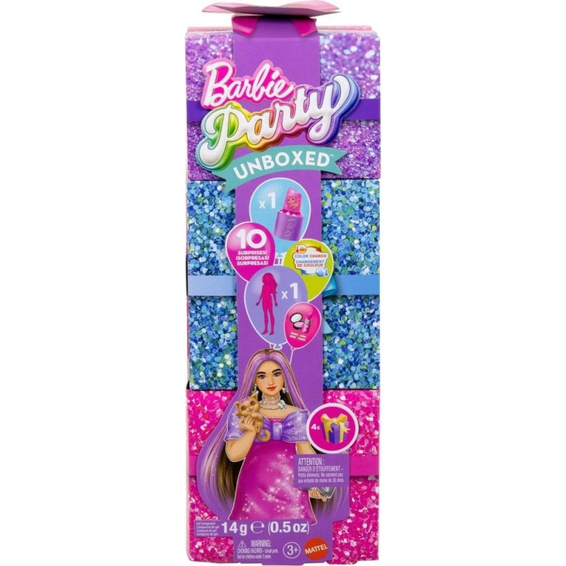 Mattel Barbie: Reveal Glam Party Series Barbie: Party Unboxed Glam Party - Curvy (JFY67)
