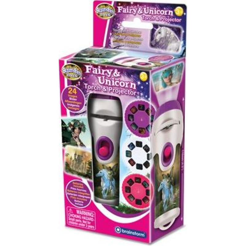 Mg Dystrybucja Latarka i projektor brainstorm - wróżka i jednorożec