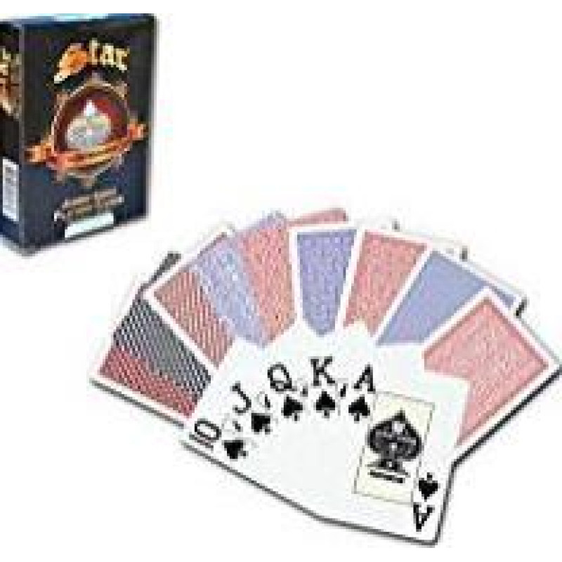 Staroyun1030646 Plastic Star Black Jack Game Card - Toy - rotaļlieta