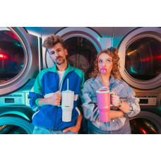 Kambukka Kubek termiczny z teleskopową słomką kambukka rio tumbler 950ml frosty coconut