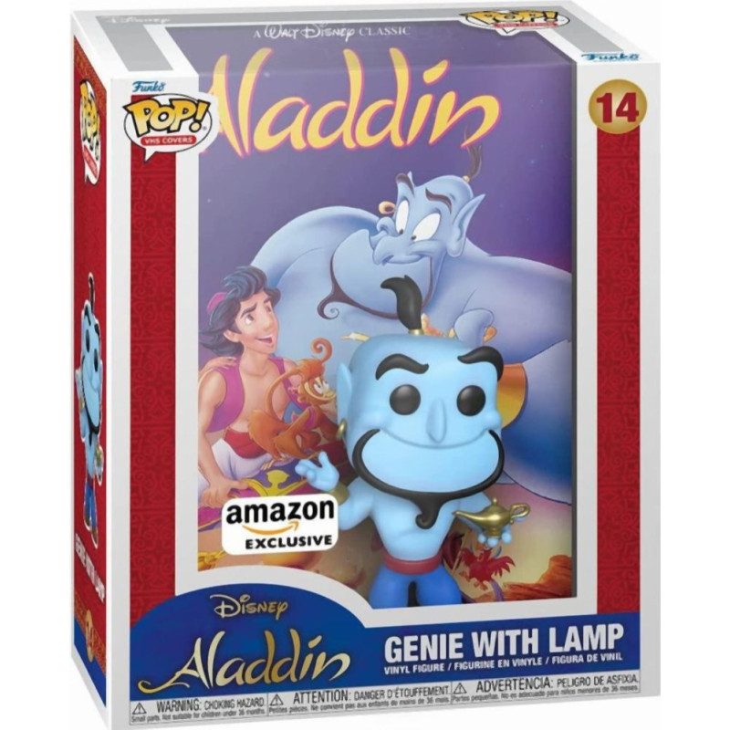 Funko Pop! VHS Covers: Disney Aladdin - Genie with Lamp (Special Edition) #14 Vinyl Figure