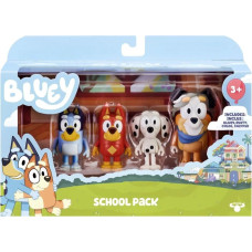 Tm Toys Bluey figurki 4pak szkolna paczka