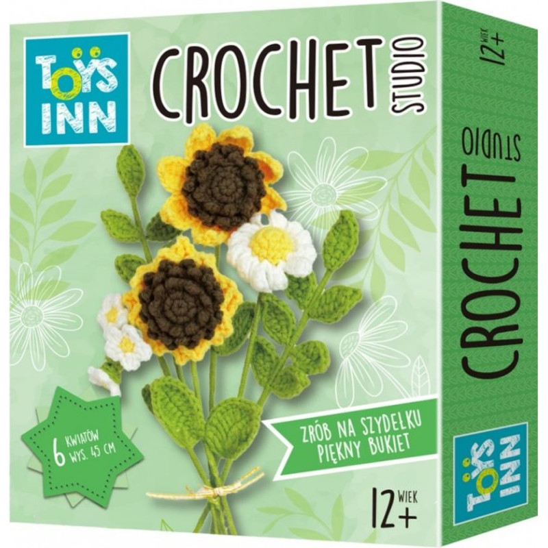 Stnux Zestaw crochet studio słoneczniki