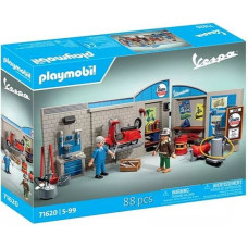 Playmobil Zestaw figurek vespa 71620 garaż vespy z lat 60-tych