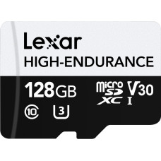 Lexar Karta microsd high endurance 128gb c10 a1 u1 v30 100/45mb/s