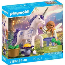 Playmobil Zestaw z figurką princess magic 71843 jednorożec do kolekcjonowania lucky lavender z wróżką