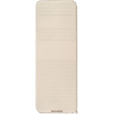 Featherbone single large wide self-inflating mat 6.5cm brown