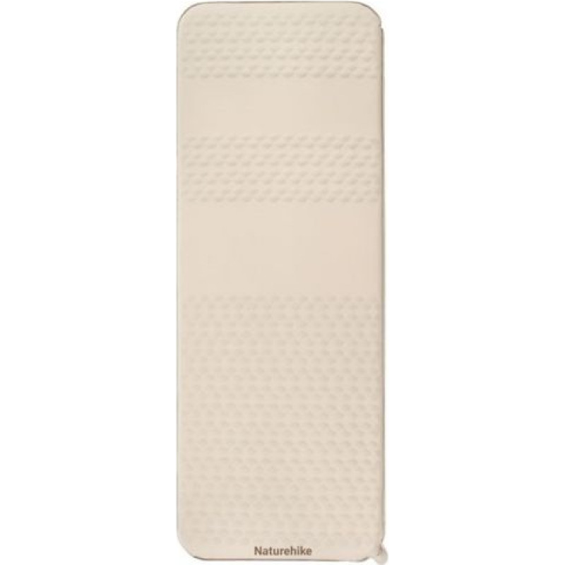 Featherbone single large wide self-inflating mat 6.5cm brown