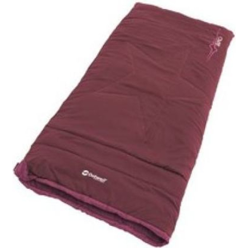 Outwell Champ Kids Children Rectangular Polyester Sleeping Bag Red