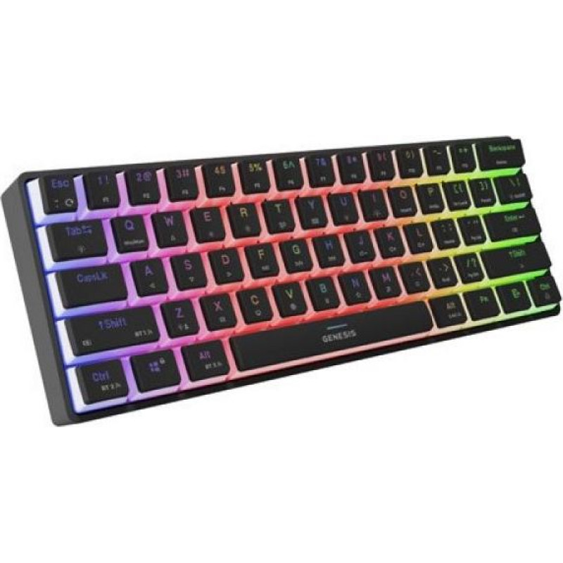GENESIS THOR 660 G2 US BLACK WIRELESS RGB MECHANICAL GATERON RED GAMING KEYBOARD