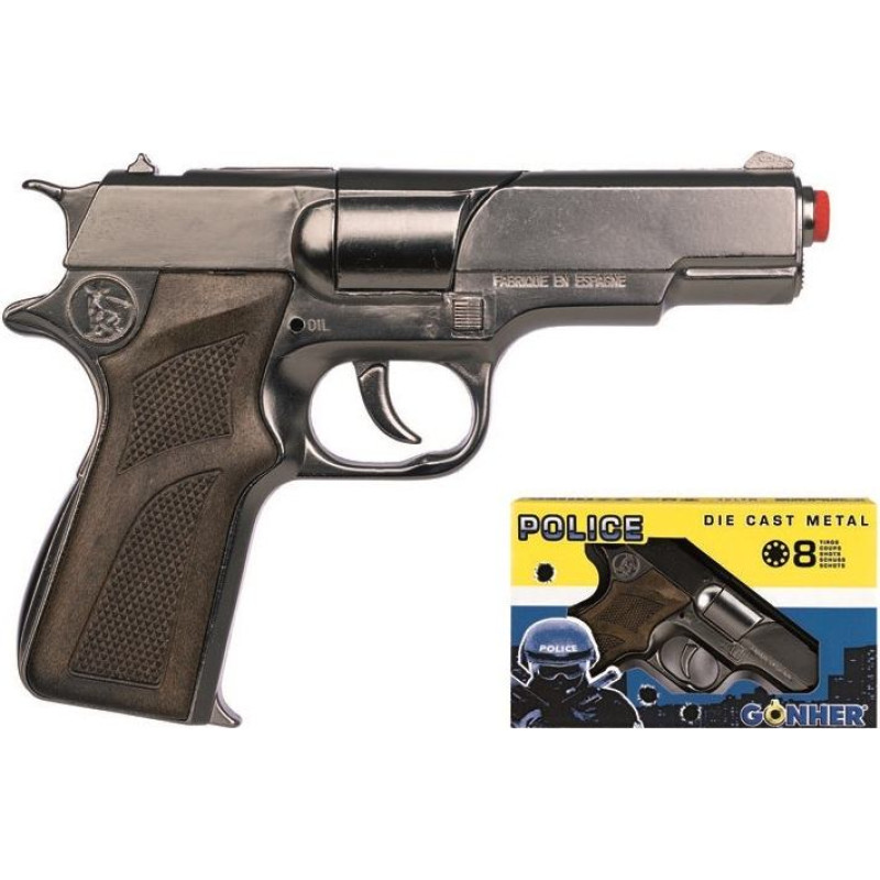 Pulio Pistolet policyjny metalowy gonher 125/0