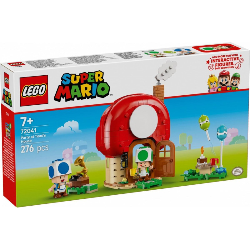Lego Klocki super mario 72041 toad i domówka