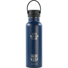 Safta : Stainless Steel Thermo Bottle 600Ml F.C. Barcelona Navy Blue (972192)