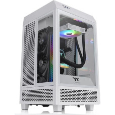 Thermaltake Obudowa - the tower 100 mini tempered glass*3 - snow