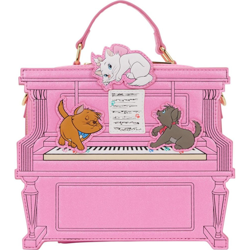Loungefly Disney: Aristocats - Figural Piano Crossbody Bag (WDTB3409)