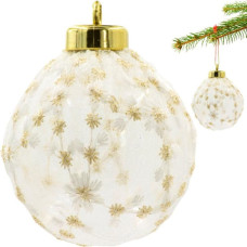 Mica SAFE PLASTIC BALL 8 CM LACE DECORATION MICA STAR