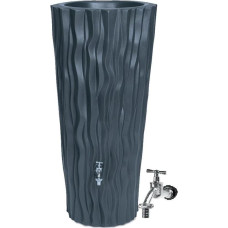 ALANA FLOWER RAINWATER TANK 160L ANTHRACITE