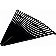GARDEN LEAF RAKE BLACK L RETRO