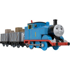 Mattel Fisher-Price Thomas & Friends: Motorized Trains - Classic Thomas with 2 Wagons Train (JDF23)