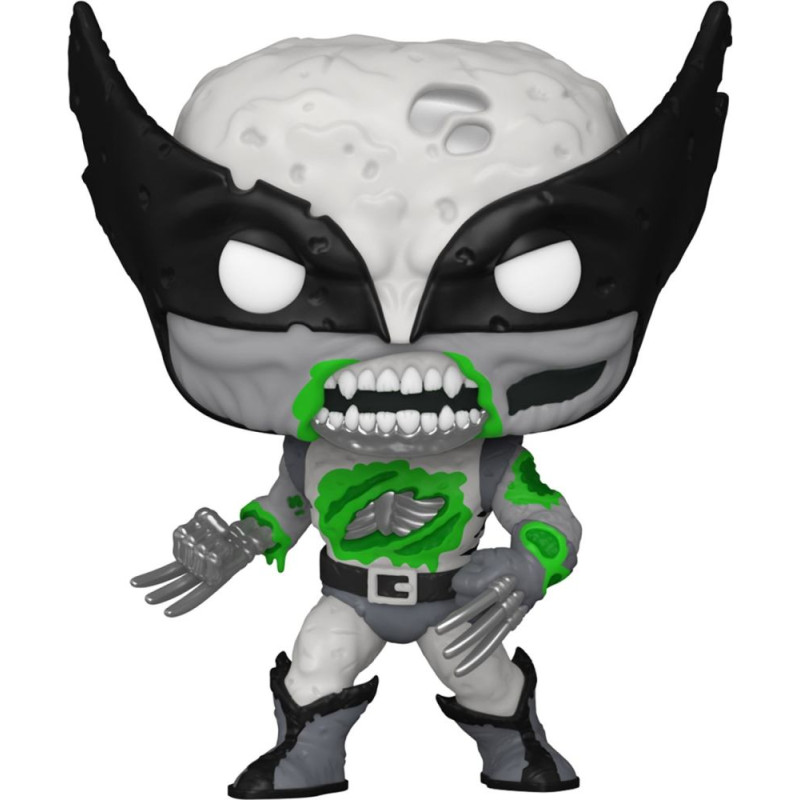 Funko Pop! Marvel: Zombies - Wolverine (B&W) (Glows in The Dark) (Special Edition) #662 Vinyl Figure