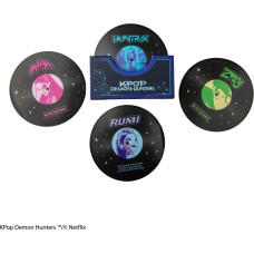 Fame Bros Cinereplicas: K-Pop Demon Hunters - Hunters & Demons Soundtrack Coasters ( Set of 4) (CR4120)