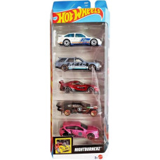 Mattel Hot Wheels - Nightburnerz (Set Of 5) (JBJ87)