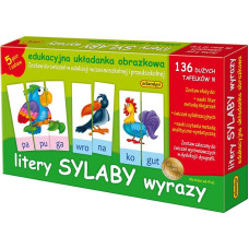 Adamigo Zestaw edukacyjny litery sylaby wyrazy