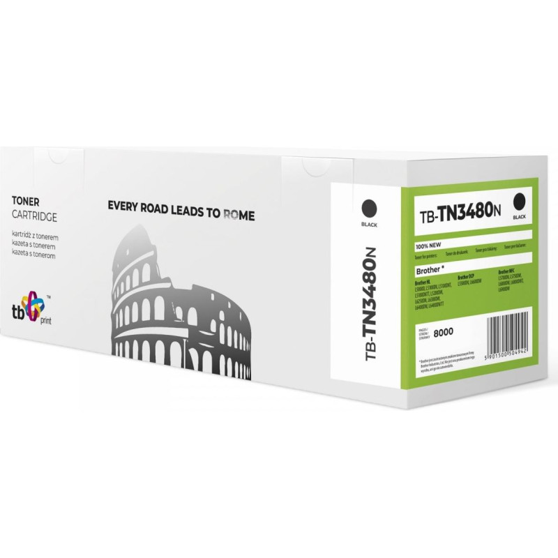 Tb Print Toner do brother tn3480 tb-tn3480n bk 100% nowy