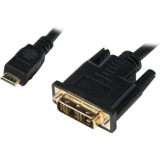 Logilink Kabel mini hdmi - dvi-d m/m 2m, czarny