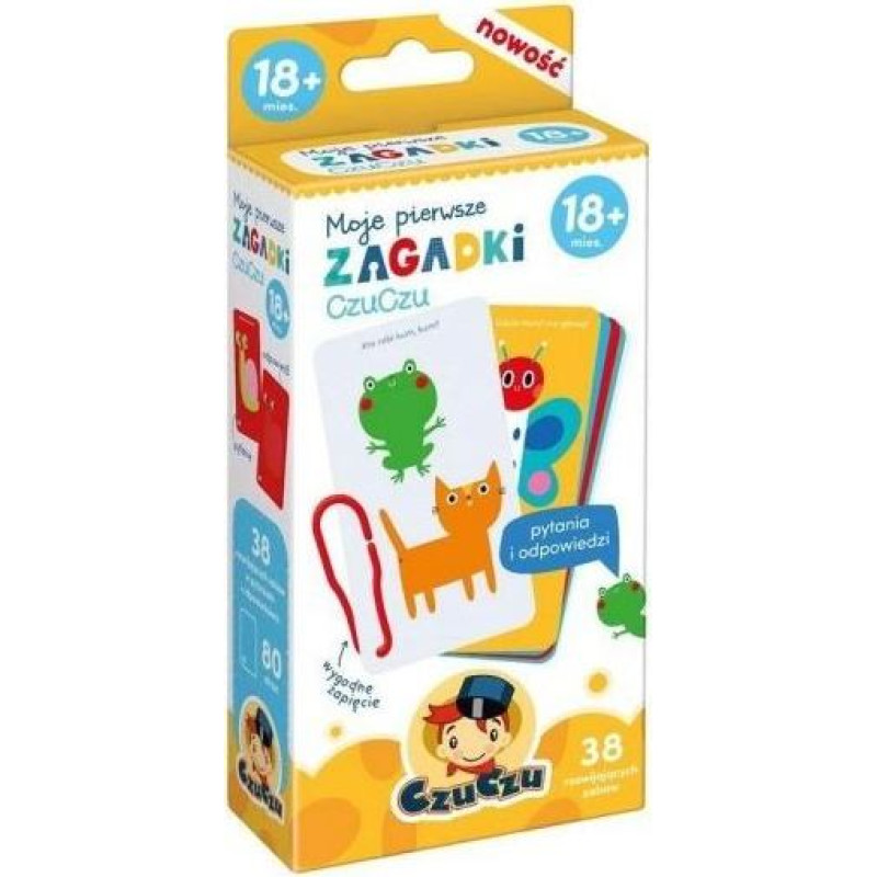 Czuczu Zestaw moje pierwsze zagadki 18 miesięcy+