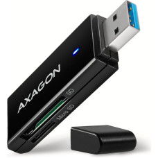 Axagon Cre-s2n czytnik zewnętrzny kart usb-a 3. 2 gen 1, 2-gniazda lun sd/microsd, uhs-i
