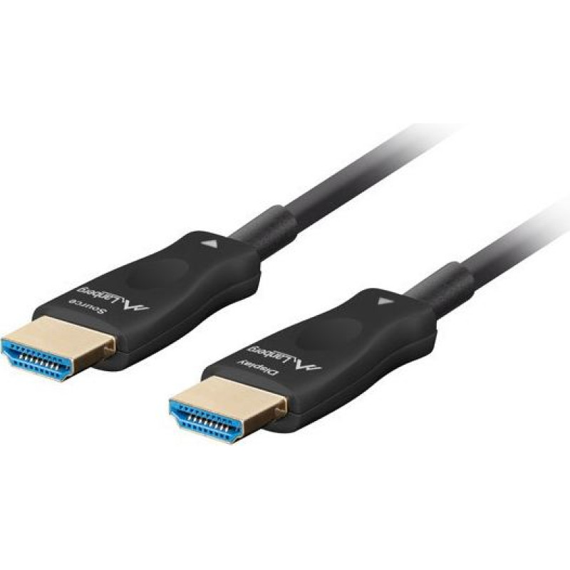 Lanberg Kabel hdmi m/m v2.1 40m 8k czarny optyczny aoc